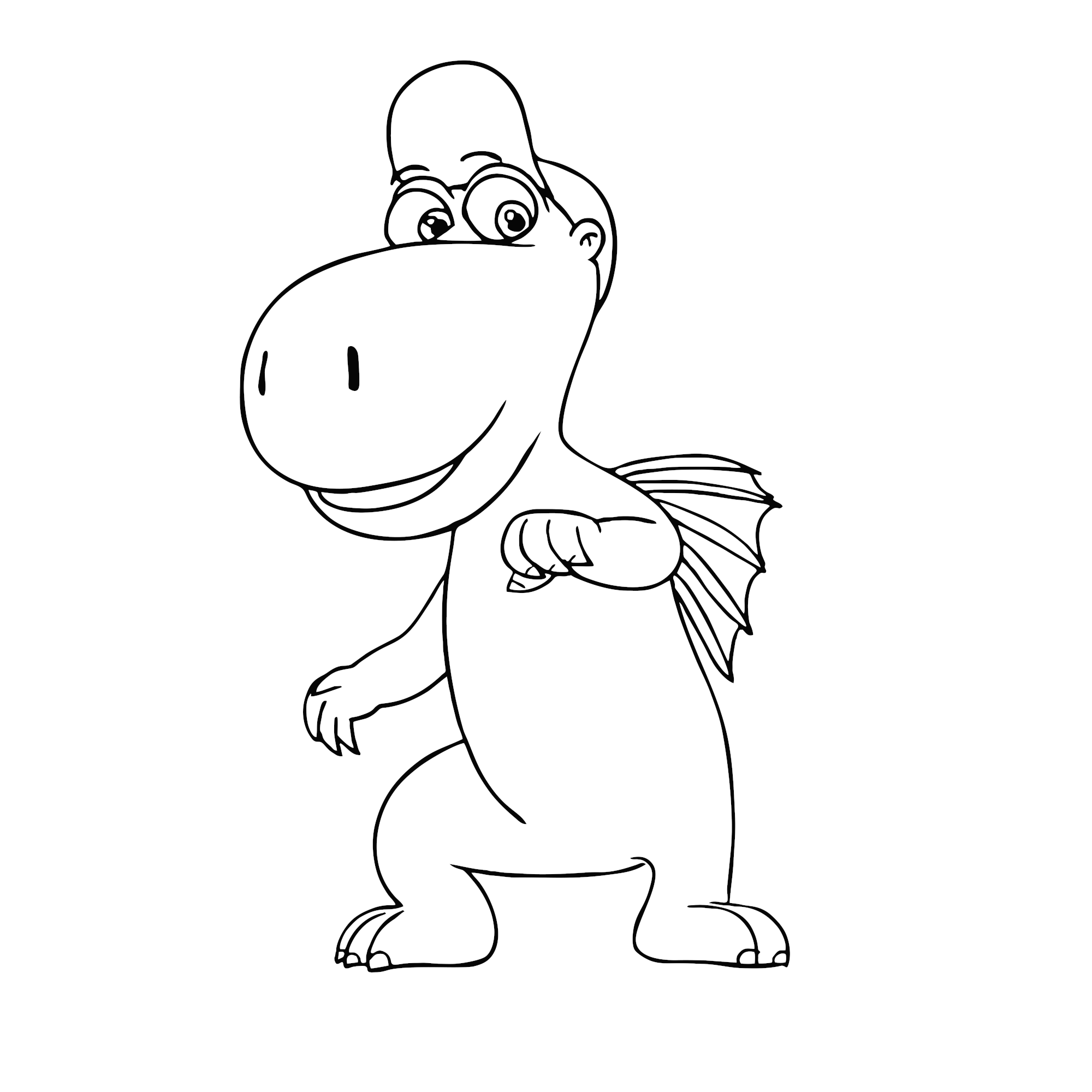 Drache Kokosnuss Portrait